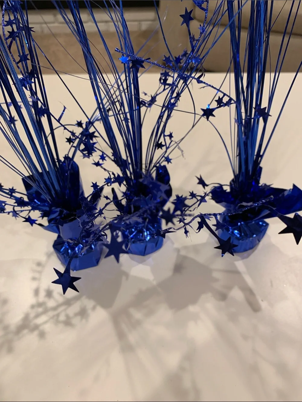 Celebration photo backdrop! 7x5. Blue table decor also included.